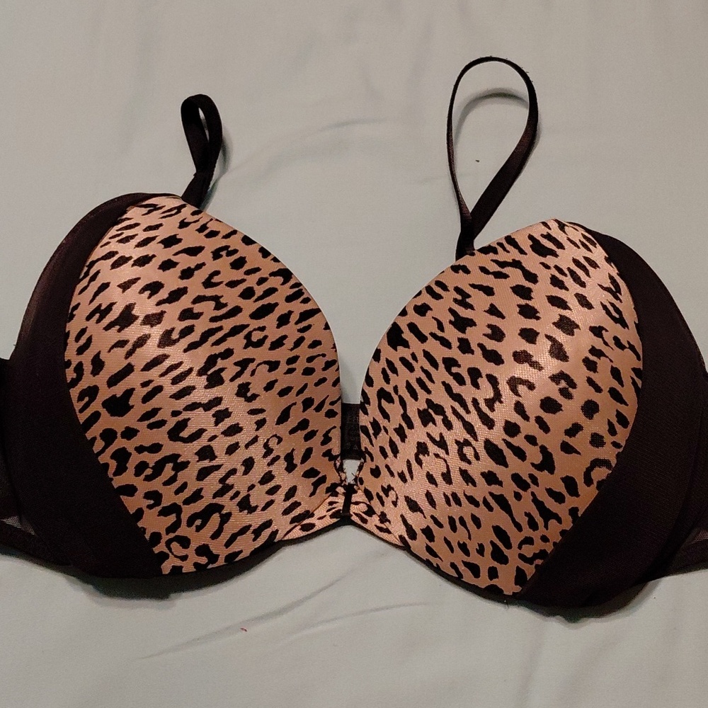 Leopard Print Push-Up Bra - Picture 3 of 4